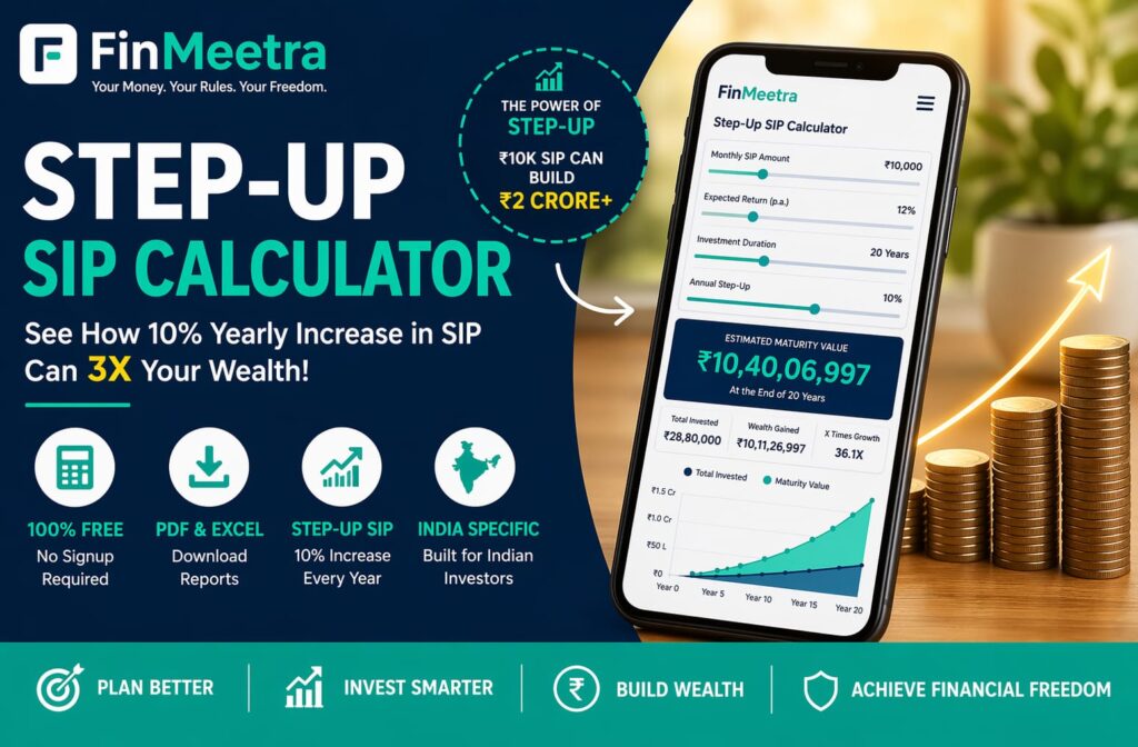 Step-Up SIP Calculator - FinMeetra