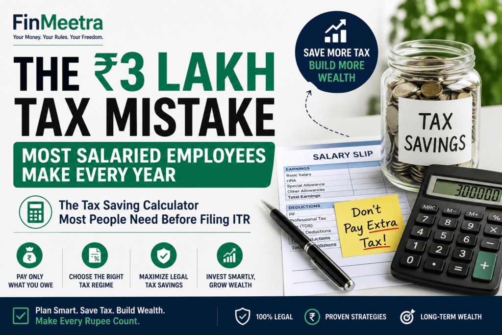 The Rs.3 Lakh tax Saving Mistake - FinMeetra The Rs.3 Lakh tax Saving Mistake - FinMeetra
