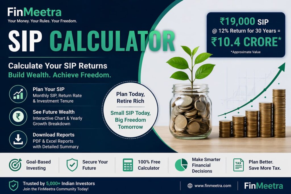 SIP Calculator - FinMeetra